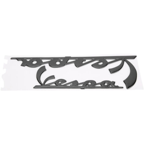 3D-Emblem-Aufkleber SuperBlack für Vespa GTS 300, Primavera, Sprint, LX/LXV 125-150
