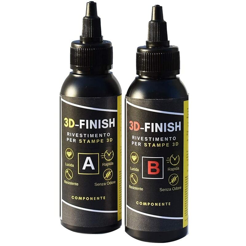 Image of 3D – Finish "Fast": Rivestimento Post-Stampa per Levigatura e rifinitura di Stampe 3D - 150 ml