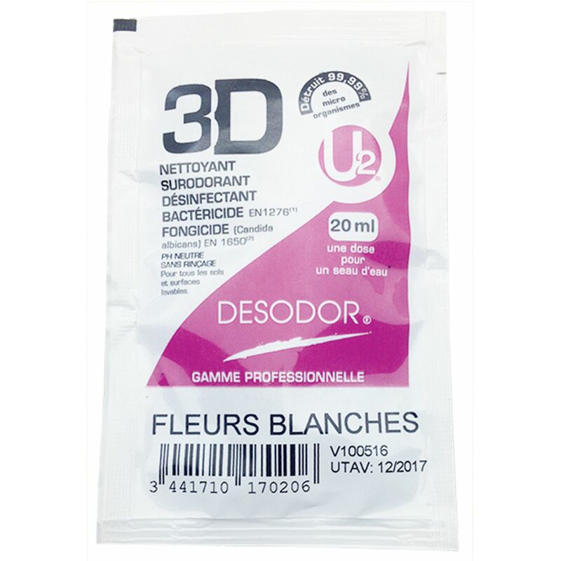 Dosette 3D Desodor fleurs blanches