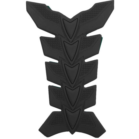 3D-Gel-Motorradtankschutz – Schwarzes Fischgrätenmuster