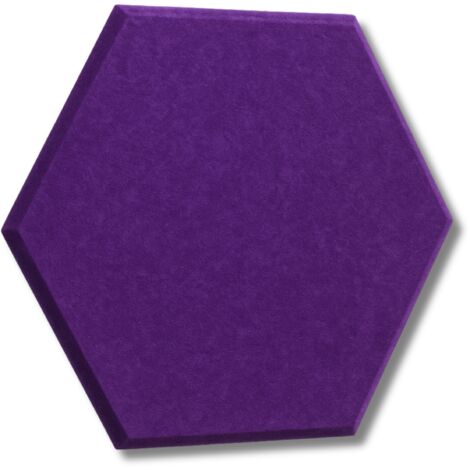 3D HEXAGON FILZ WANDPANEELE Kopfstütze selbstklebend akustisch weich