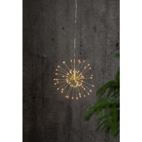 3D-LED-Hängestern "Firework", 80 LEDs, 3m Kabel, Trafo