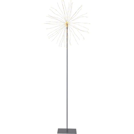 3D-LED-Standstern "Firework", silber, 200 ww LED