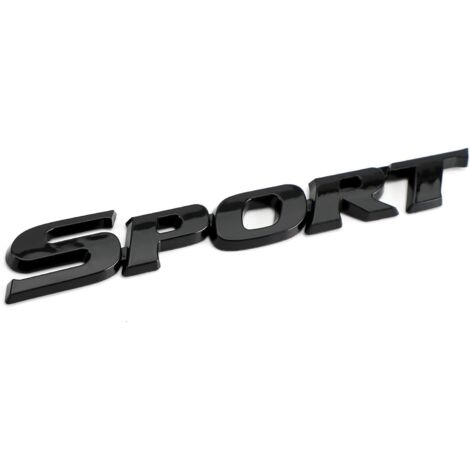 3D-Metall-Auto-Kofferraum-Logo, Sport-Modifizierte Wortaufkleber, Front