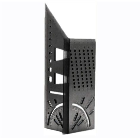 3D Mitre Angle Woodworking 3D Measuring Tool Square Size Measuring Ruler for Wood 45/90 Degrees 3D Nail Square