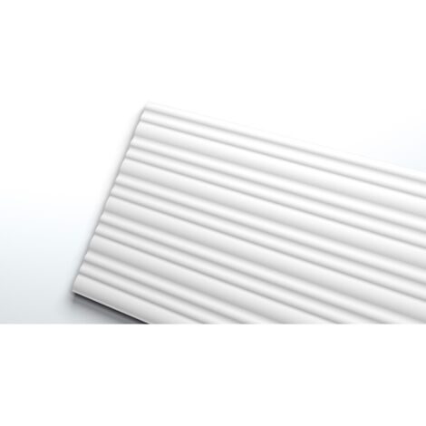 3d panneau mural NMC CALANDO ARSTYL Noel Marquet Lambris mural Panneau acoustique Cimaise Moulure en stuc Moulure décorative design moderne blanc 2 m