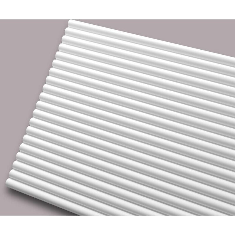 3d panneau mural NMC CANELÉ S ARSTYL Noel Marquet Moulure en stuc Élement décorative design moderne blanc 2 m