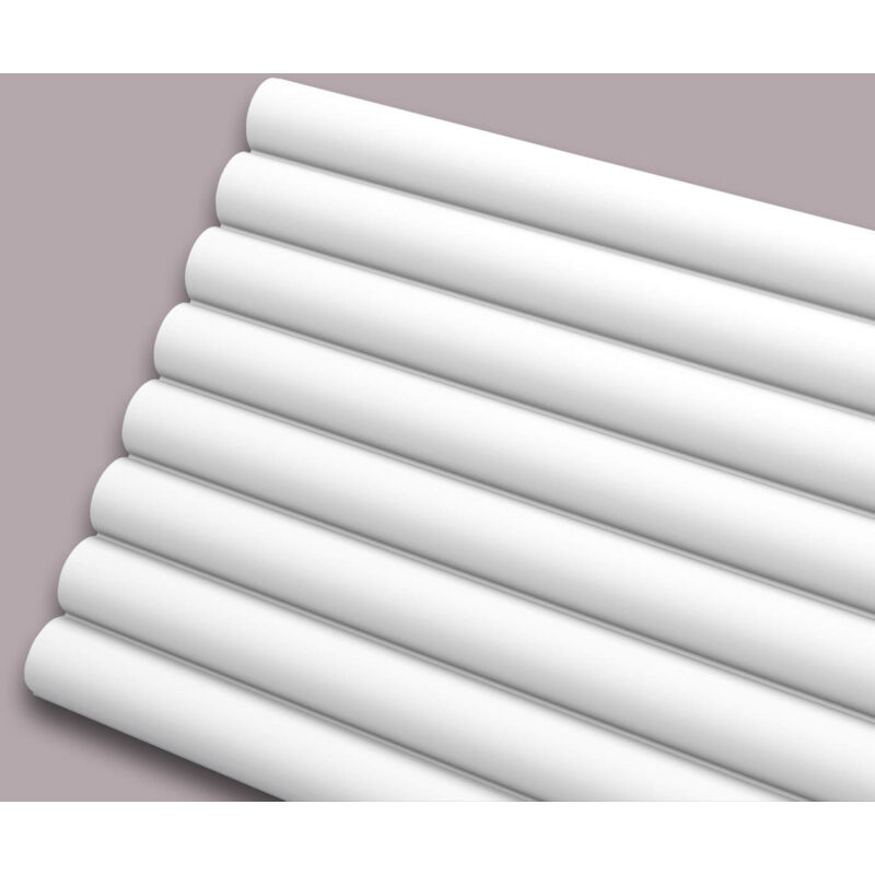 3d panneau mural NMC canelé xl arstyl Noel Marquet Lambris mural Panneau acoustique Cimaise Moulure en stuc Moulure décorative design moderne blanc 2