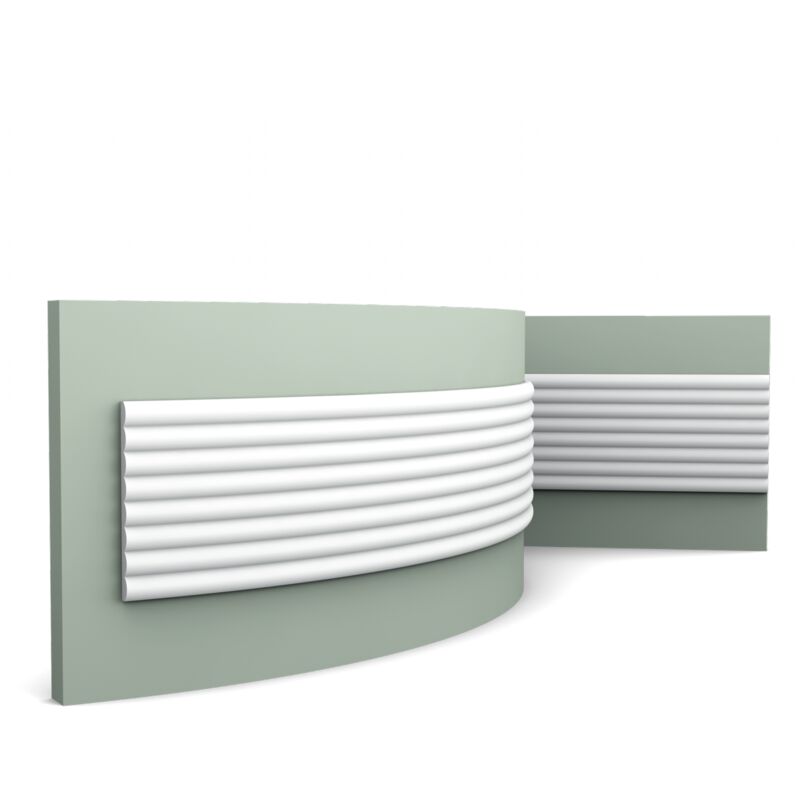 3d panneau mural Orac Decor W110F MODERN HILL Dalle pour mur et plafond Élement décorative design moderne blanc 2 m