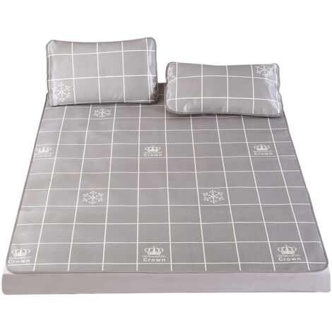 3D Printing Foldable Folding Summer Ice Silk Cover Cooling Mat with Pillowcase (Queen)