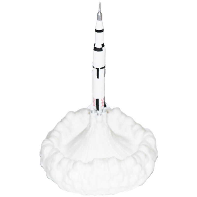 Lifcausal - Lampe de bureau en forme de fusée avec impression 3D, lampe de chevet à led chaude, rechargeable par usb, décoration de la maison, cadeau