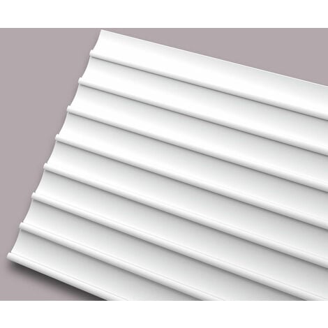 3D Rivestimento murale NMC DORIQUE ARSTYL Noel Marquet modanatura aspetto stucco elemento decorativo design moderno bianco 2 m