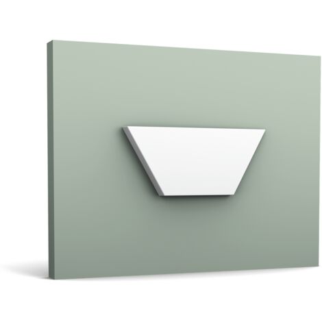 3D Rivestimento murale Orac Decor W101 MODERN TRAPEZIUM elemento decorativo design moderno bianco