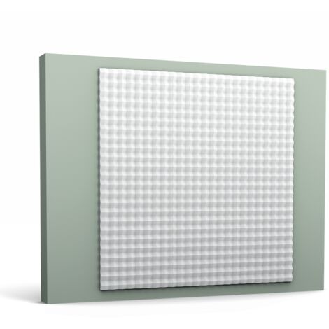 3D Rivestimento murale Orac Decor W117 MODERN SLOPE pannello parete elemento decorativo design moderno bianco 1 m2