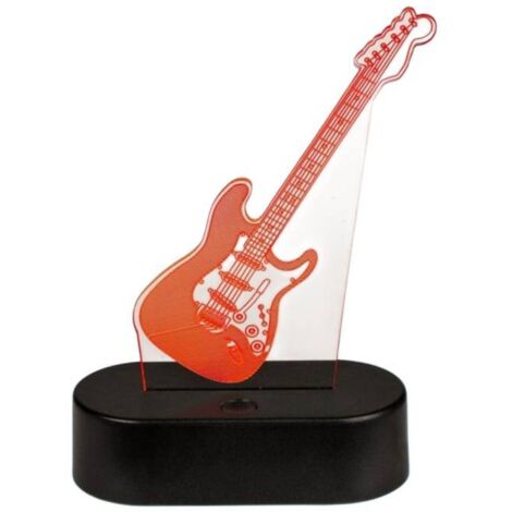 3D Rock USB Touch LED E-Gitarre Lampe Farbwechsel Nachtlicht