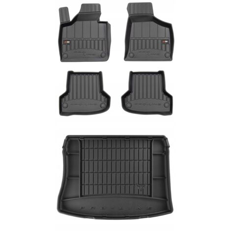 3D SET Fußmatten und Kofferraummatte Audi A3 8P Quattro 2003-2013 Fließheck