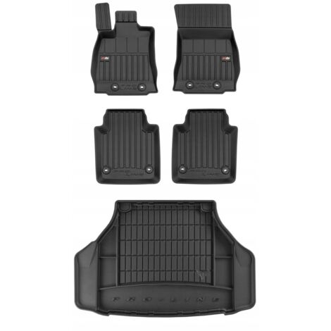 3D SET Fußmatten und Kofferraummatte JAGUAR XJ X351 Limousine 2009-2019 lang