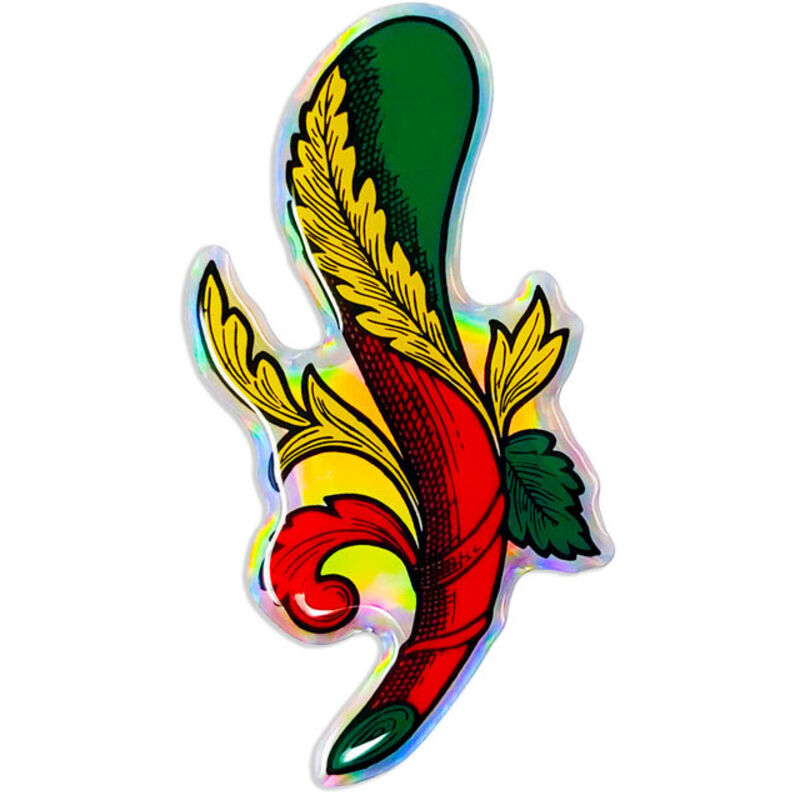 3D Sticker Asso Bastoni