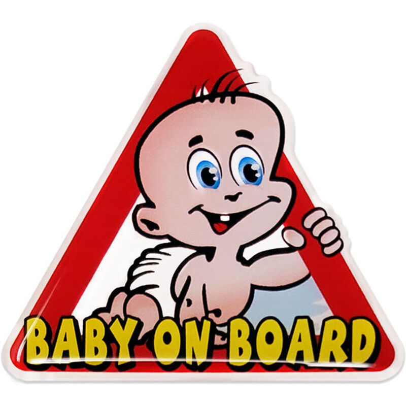 3D Sticker Baby On Board