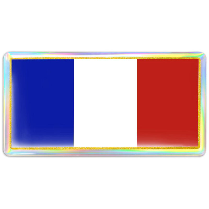 3D Sticker Bandiera Francia
