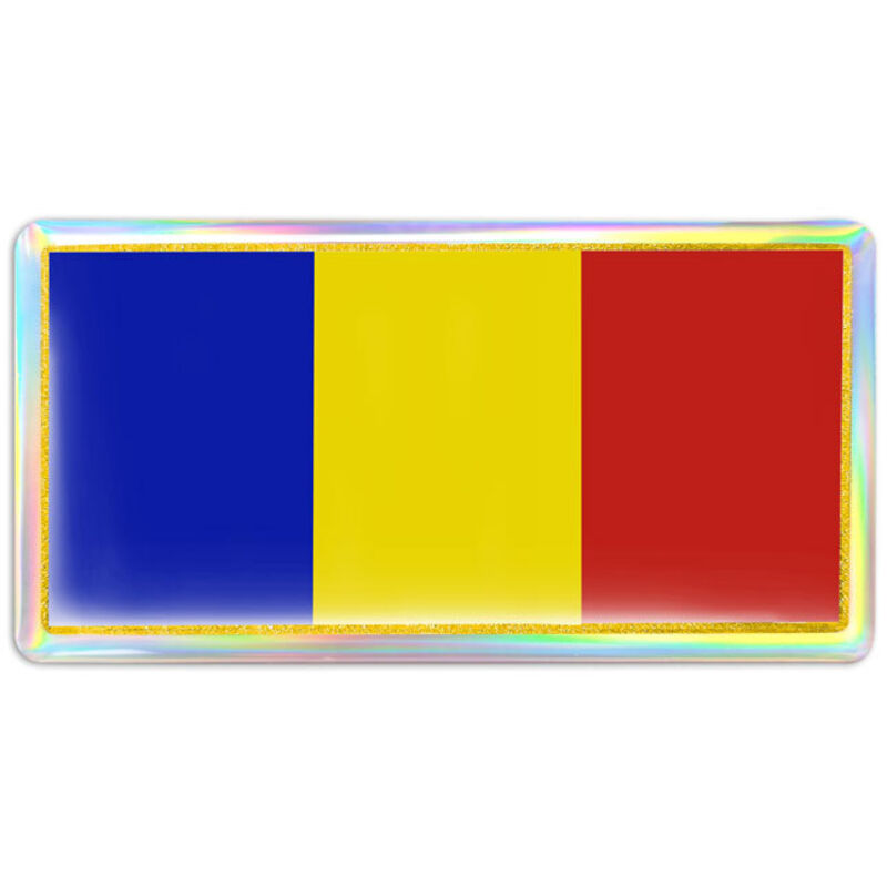 3D Sticker Bandiera Romania