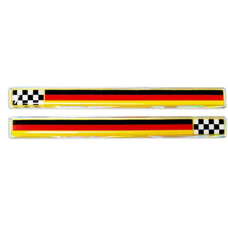 3D Sticker Bandiera Slim Germania Scacchi
