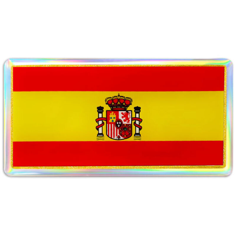 3D Sticker Bandiera Spagna