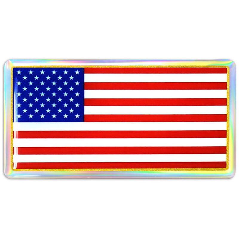 3D Sticker Bandiera USA
