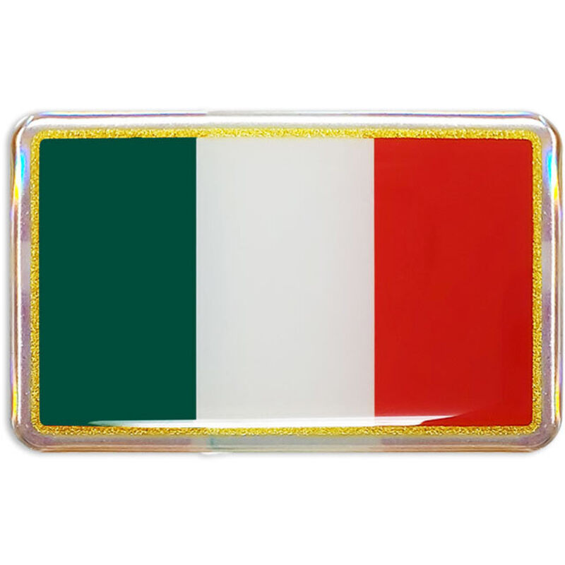 3D Sticker Targhetta Italia