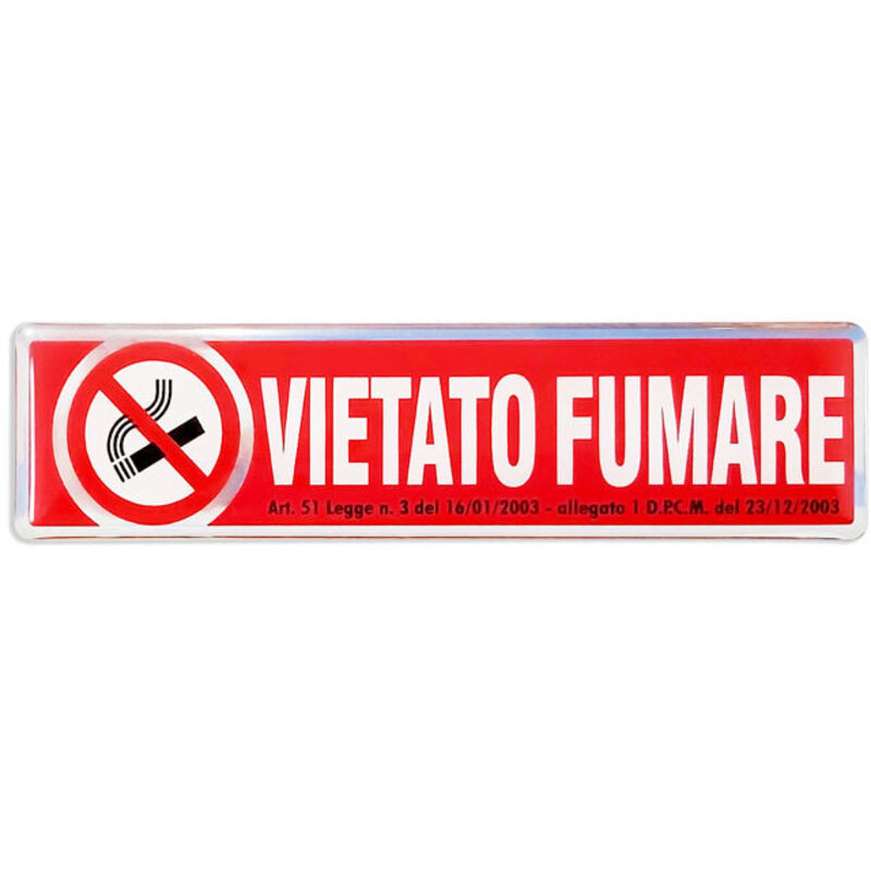 3D Sticker Vietato Fumare