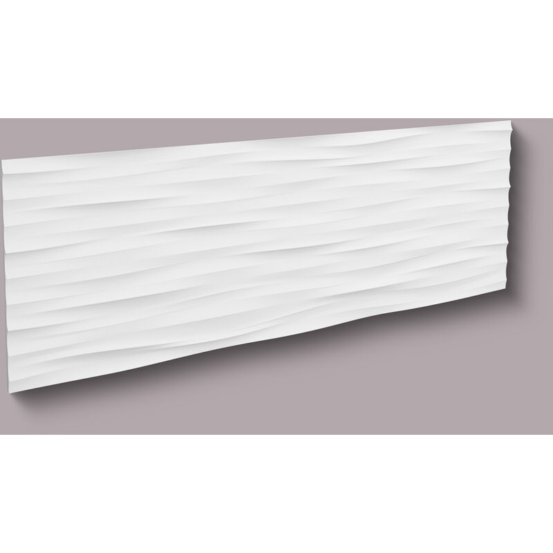 NMC - 3d wall panel wave arstyl Noel Marquet Wall panel Deco element contemporary design white 0,43 m2