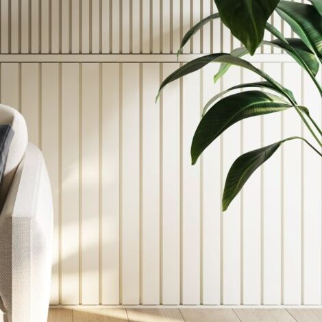 3d wall panel Orac Decor W116 MODERN BAR XL Wall panel Deco element contemporary design white 2 m