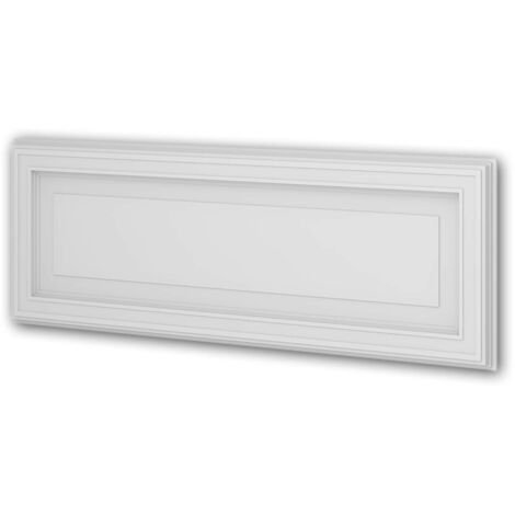 3d wall panel Profhome 159821 Wall paneling Acoustic panel Door panel Deco element Neo-Classicism style white 0,75 sqm
