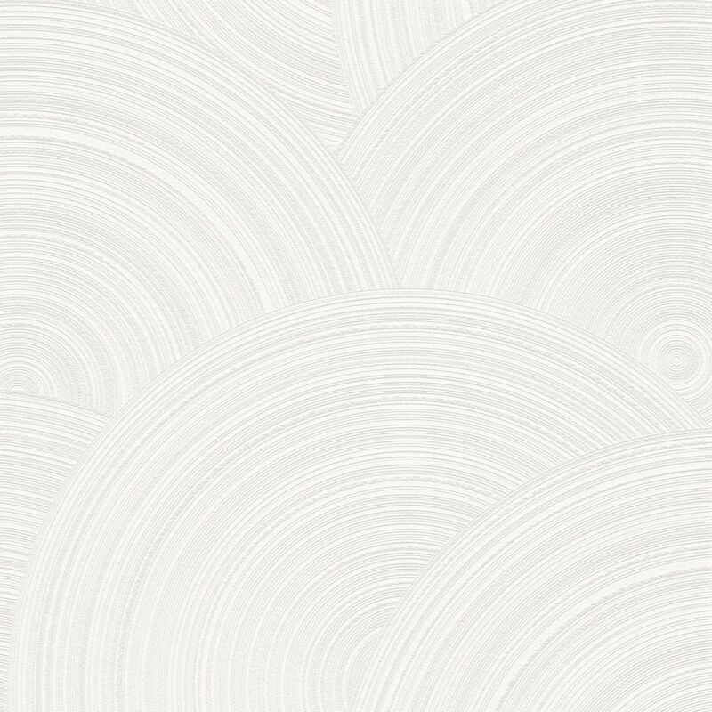 3D wallcovering wall Profhome 386961 non-woven wallpaper textured with geometric shapes glittering white oyster white 5.33 m2 (57 ft2) - white