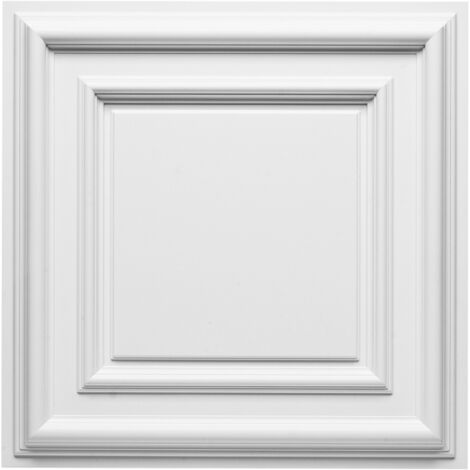 3D Wand Paneel Zierelement Orac Decor F30 LUXXUS Deckenplatte Deckenpaneel für Tür oder Decke Polyurethan 60 x 60 cm