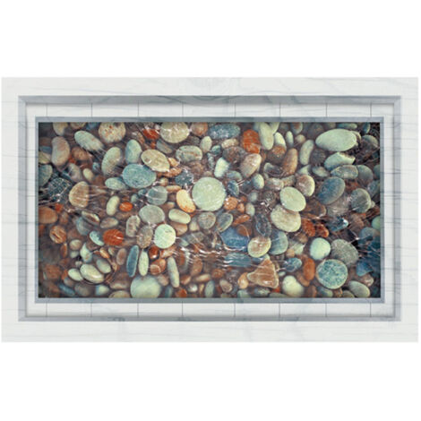 3D-Wandaufkleber „Lotusteich“ für private und gewerbliche Dekoration MJ8031C
