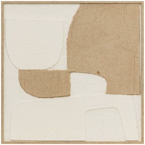 3D-Wanddeko Amari Beige 70x70cm - Atmosphera créateur d'intérieur
