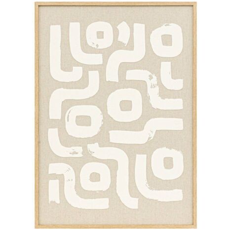 3D-Wanddeko Disa Beige 50x70cm - Atmosphera créateur d'intérieur