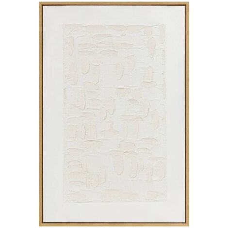 3D-Wanddeko Talima Weiß 60x90cm - Atmosphera créateur d'intérieur