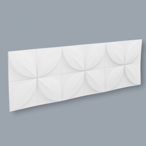 3D Wandpaneel NMC FLOWER ARSTYL Noel Marquet Wandpaneel Zierelement Modernes Design weiß