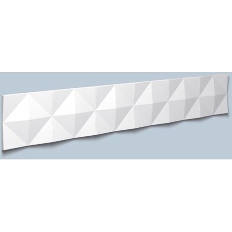 3D Wandpaneel NMC PYRAMID ARSTYL Noel Marquet Wandpaneel Zierelement Modernes Design weiß
