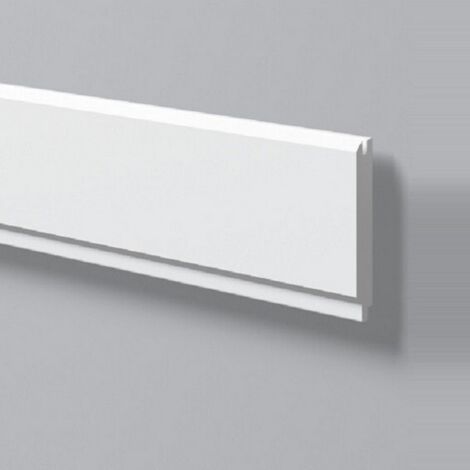 3D Wandpaneel NMC WG2 WALLSTYL Noel Marquet Wandpaneel Wandleiste Modernes Design weiß 2,44 m