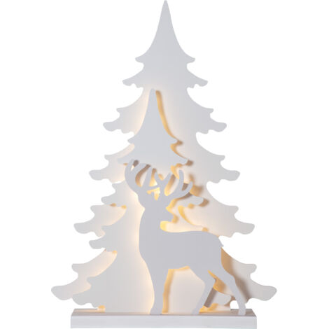 3D Weihnachtsleuchte ,Grandy', LED, weiß, 70cm