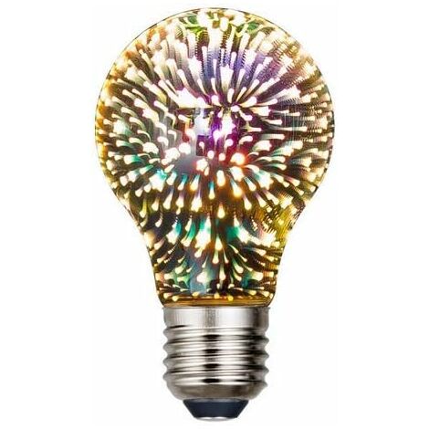 3dfireworks Led Glühbirne, 3dfireworks Dekorative Lampe Diffuse Lampe Weihnachtstag Exklusive/Weihnachtslichter