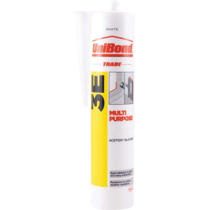 Ceresit - 3E Acetoxy White Silicon Sealant - 280ml