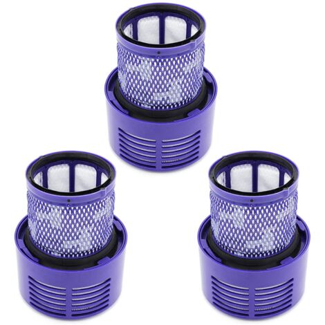 3er-Pack Ersatzfilter für Dyson V10 Series V10 Absolute, Animal, Total Clean, Motörhead, SV12 Saugroboter, Ersetzen  DY-969082-01