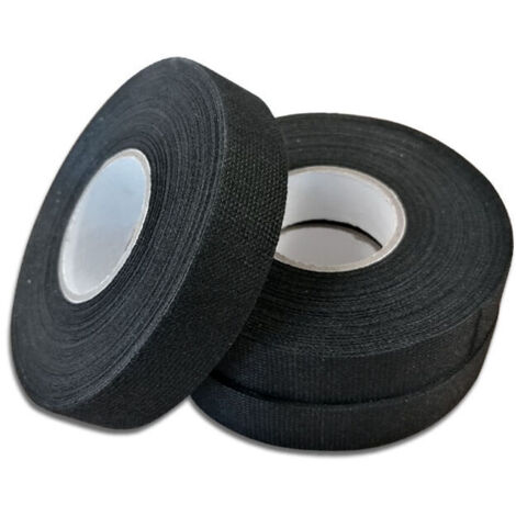 3er-Pack schwarze Gummiisolierbänder 19 mm x 20 m – Für Elektrokabel und Fahrzeuge – Maximale Flexibilität