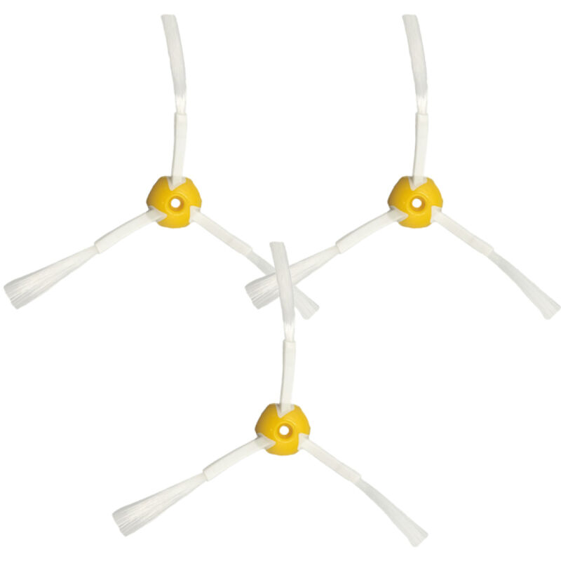 Image of 3er-Pack Seitenbürste für Irobot Roomba – Serie 600 700 – Gelb
