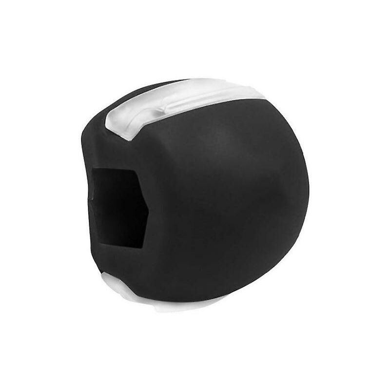 3er-Pack Silikon-Masseter-Kauball Gesichtsmuskel-Kiefer- und Nackenmuskel-Übungsball – schwarz