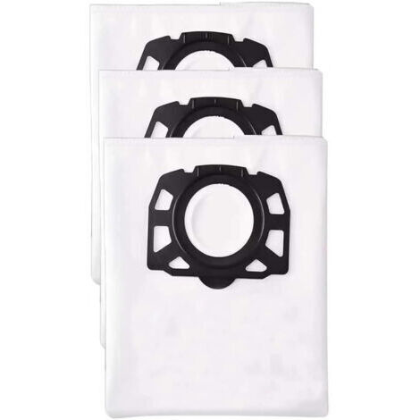 3er-Pack Staubsaugerbeutel, kompatibel mit Kärcher Staubsaugerbeuteln WD2 Plus, Kärcher WD 3, WD 3 Akku, KWD 1, KWD 2, KWD 3, MV 3, SE4001, SE4002, Universal-Staubsaugerbeutel